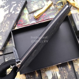 Gucci Tiger Canvas Clutch Black 575136