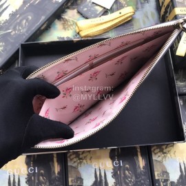 Gucci Metal Rivet Butterfly Clutch White 524299