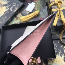 Gucci Metal Rivet Butterfly Clutch White 524299