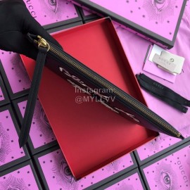 Gucci Bee Embroidery Handbag Black 431416