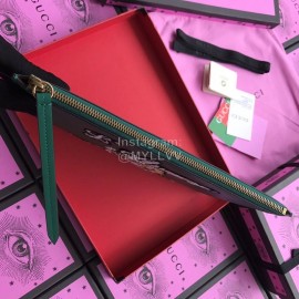 Gucci Bee Embroidery Handbag Green 431416