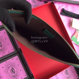 Gucci Bee Embroidery Handbag Green 431416