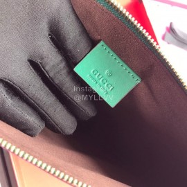 Gucci Bee Embroidery Handbag Green 431416