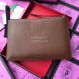 Gucci Bird Embroidered Handbag Coffee Color 431416