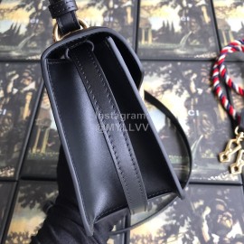 Gucci Sylvie Leather Mini Bag Black 470270