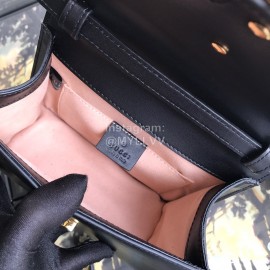 Gucci Sylvie Leather Mini Bag Black 470270