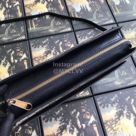 Gucci Butterfly Print Plaid Ribbon Crossbody Bag Black 523354