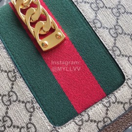 Gucci Sylvie Small Shoulder Bag Coffee Color 421882