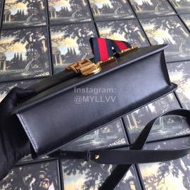 Gucci Sylvie Small Shoulder Bag Black 421882