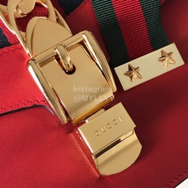 Gucci Sylvie Small Shoulder Bag Red 421882
