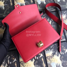 Gucci Sylvie Small Shoulder Bag Red 421882