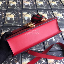 Gucci Sylvie Small Shoulder Bag Red 421882