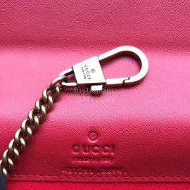 Gucci Three-Dimensional Cherry Embossed Cowhide Chain Bag Red 481291