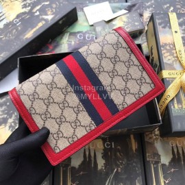 Gucci Bee Color Webbing Chain Bag Red 476079
