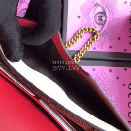 Gucci Bee Color Crystal Chain Bag Red 476079