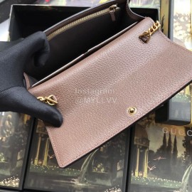 Gucci Bee Glass Beads Cowhide Chain Bag Coffee Color 476079