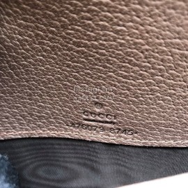 Gucci Bee Glass Beads Cowhide Chain Bag Coffee Color 476079