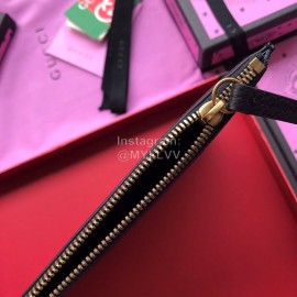 Gucci Bronzing Cat Head Cowhide Handbag Black 516928