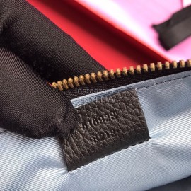 Gucci Bronzing Cat Head Cowhide Handbag Black 516928