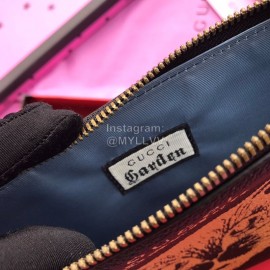 Gucci Bronzing Cat Head Cowhide Handbag Black 516928