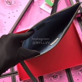 Gucci Bronzing Cat Head Cowhide Handbag Dark Green 516928