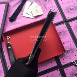 Gucci Biooms Blue Flower Zipper Handbag Blue 411691