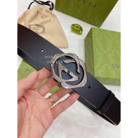 Gucci Leather Square Interlocking 38mm Belts