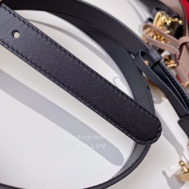 Gucci Fashion Black Leather Belts For Women