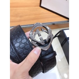 Gucci Fashion Embossed Calf Square Buckle Belts