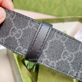 Gucci New Waterproof Printed Leather Metal Buckle Belts