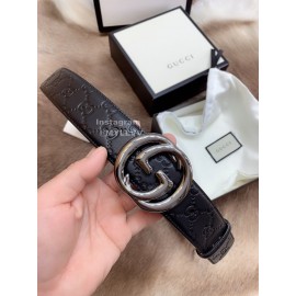 Gucci Embossed Calf Leisure Business Buckle 40mm Belts