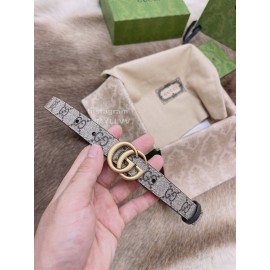 Gucci Embossed Calf Business Leisure Buckle 20mm Belts