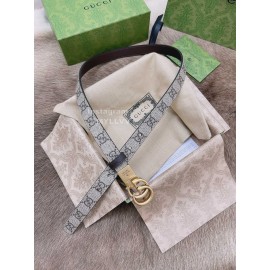 Gucci Embossed Calf Business Leisure Buckle 20mm Belts