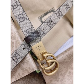 Gucci Embossed Calf Business Leisure Buckle 20mm Belts