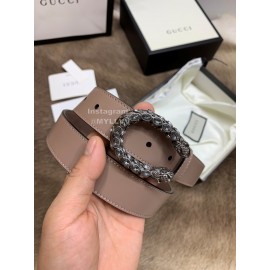 Gucci New Calf Business 30mm Belts For Women Coffee