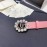 Gucci Soft Calf Gg Buckle 30mm Belts For Women Pink