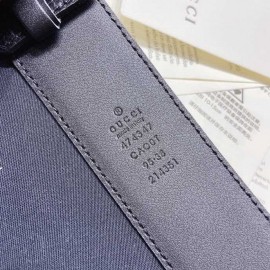 Gucci Litchi Grain Cowhide Gg Buckle 38mm Belts 