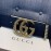 Gucci New Calf Gg Thread Buckle Belt