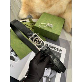 Gucci Fashion Calf Automatic Steel Buckle 35mm Belt For Men