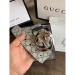 Gucci Classic Printed Calf Gg Buckle 40mm Business Belts 