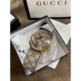 Gucci Classic Printed Calf Gg Buckle 40mm Business Belts 