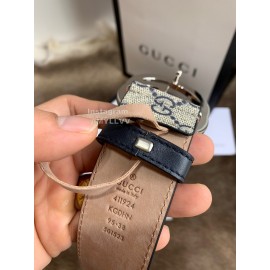 Gucci Classic Printed Calf Gg Buckle 40mm Business Belts 
