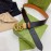 Gucci New Calf Leather Swivel Buckle 37mm Belts