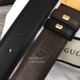 Gucci Soft Cowhide Gold G Buckle 35mm Belt For Men