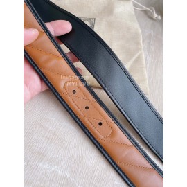 Gucci Calf Leather Gg Copper Buckle 40mm Belt Brown