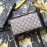 Gucci Supreme Snake Print Canvas Zipper Around Long Wallet Gray 451273