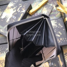 Gucci Supreme Snake Print Canvas Zipper Around Long Wallet Gray 451273