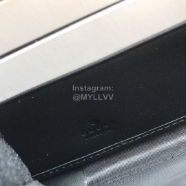 Gucci GG Eco-Print Cowhide Zipper Around Long Wallet Khaki 410102