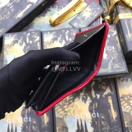  GG Marmont Vintage Double G Quilted Leather Short Wallet Khaki 573811gucci 