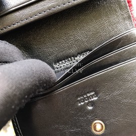  GG Marmont Vintage Double G Quilted Leather Short Wallet Khaki 573811gucci 